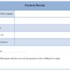 Receipt Of Payment Template