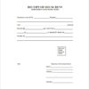 Rental Receipt Template Doc