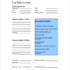 Vehicle Receipt Template