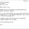 Volunteer Cover Letter No Experience