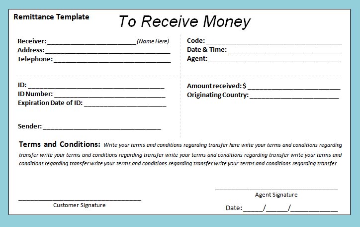 Cash Receipt Template Doc - printable receipt template